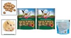 Kaytee Timothy Biscuits Baked Treats For Small Animals Carrot 4oz Pack Of 2