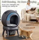 Smart Self-cleaning Cat Litter Box  Wi-fi  Extra Large 65l Capacity  Gray