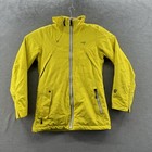 Orage Womens Size S Hooded Insulated Full Zip Yellow Jacket