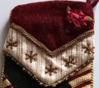 Beautiful Victorian Christmas Stocking By Creative Designs Velvet Rose Cording