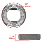Front Or Rear Brake Shoes For Kawasaki Kx60 83-2003   Kx80 1983-87   41048-1083