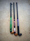 Set Of 3 Stx Field Hockey Sticks W  Carry Bag - Fiberglass Rebel Lightning   Pur