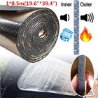 Heat Shield Sound Deadener Pad Car Firewall Thermal Noise Proof Insulation Mat