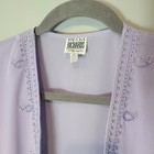 R m Richards Purple Formal Jacket Mother Of The Sz 14 Resort Cruise Sheer Flowy