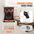 Foldable Basketball Arcade Game  2-player Indoor Dual Shot Sport With 4-balls  8