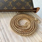 Replacement Box Chain Purse Strap Shoulder Or Crossbody Handbag Gold