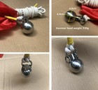 1pc Kungfu Training Soft Whip Meteor Ball Hammer Wushu Fitness Perform Equipment