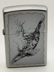 Fancy Whale Design Chrome 2023 Zippo Lighter New 48872