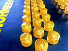Hohner Full  Set  Buttons 31 Treble And 12 Bass    Gold  all Models 3 Row 