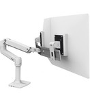 Ergotron Lx Dual Direct Monitor Arm Vesa Desk Mount For 2 Monitors To 25    White