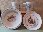 Peter Rabbit Wedgwood Nursery Set - Mug   1   Plate   Porringer