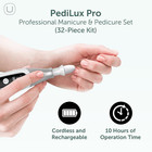 Pedilux Pro Professional Manicure Pedicure Kit  Cordless Electric Nail File