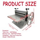 Manual Slab Roller Machine Tabletop 13 1x19 69 Inch For Pottery Print Making
