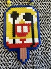 Melting Popsicle Rave Perler Bead Necklace Pixel Accessories
