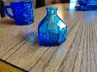 Vintage Cobalt Blue Cup And Inkwell  778s Excellent Condition 