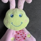 Mary Meyer Pink Green Caterpillar Baby Security Blanket Lovey Polka Dots