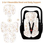 Tanofar Infant Soft Car Seat Head   Body Support Insert Cushion  Rainbow  new