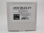 Doublelin 144pcs Size L Cardboard Bobbins  75d 2 Embroidery Thread  White