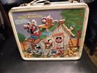 Vintage 1960s Walt Disney Mickey Mouse Club Lunch Box W  Thermos Complete Rare