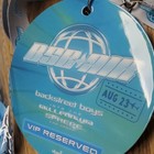 Backstreet Boys Millennium Sphere Vip Tour Pack Bundle Hats Keychain Bag
