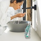 Toothbrush Holders For Bathroom  5 Slots Silver Stainless Steel Bathroom Accesso