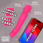 Multi-speed Bullet Mini Vibrator Wand Neck Full Body Personal Massage For Women
