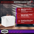 Aidea Microfiber Cleaning Cloth White 150pk Microfiber Towels For Cars Premium