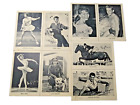 1958 Celebrity Double Signature Cards Beryl Grey Christine Truman Ian Black More