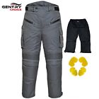 Rideract   Mens Cordura Motorcycle Pant Tarzan Waterproof Motorbike Trouser Armor