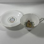 Vintage 1953 Queen Elizabeth Ii Coronation Bone Windsor China Tea Set