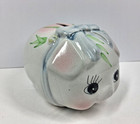 Vintage Mcm 5  Still Piggy Bank Ceramic Porcelain Made In Japan Hand Painted