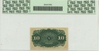 Fractional Currency Fourth Issue 10 Cents Fr 1257 Pcgs Au50 Watermarked