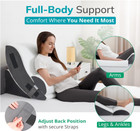 4pcs Orthopedic Bed Wedge Pillow Set Memory Foam For Post Surgery Adjustable Sup