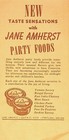 Portland  Oregon  jane Amherst Party Foods  Vintage Brochure - X-40