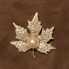 Vintage Pearl Brooch Pin Badge Brooch Jewelry Women Party Corsage Accessories