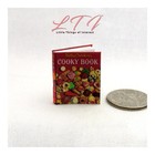 Miniature 1 12 Scale Illustrated Readable Book Popular Christmas Cookbook Dollho