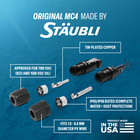 Staubli Mc4 Pv Solar Panel Cable Connector 10 Pairs For 8 Awg - Made In Usa