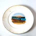 Springfield - Conn River - Ma Massachusetts Antique Trinket Souvenir China Dish 