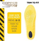 Copper Fit Men s Work Gear Insoles     Heavy Duty Support For All-day Standing