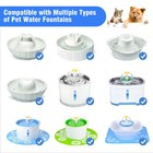 Electric Led Cat Pet Drinking Water Fountain Pump Rechargeable Motor Replacement