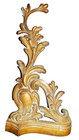 Antique French Louis Xv Rococo Ornate Bronze Pediment Elegant 18  Rare Find 