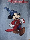 Disney Cakeworthy Fantasia Sorcerer Mickey Mouse Denim Jacket Adult Large Xl