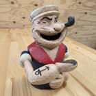 Popeye The Sailor Man Cast Iron Mechanical Coin Bank
