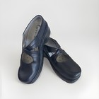Klogs Shoes Womens Size 7 5 Black Leather Slip On Clogs Slip Resistant Excellent