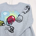 Primark Among Us Sweatshirt 9-10 Yrs Grey Kids Boy