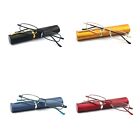 Eye Zoom 4 Pack Compact Slim Metal Reading Glasses With Tube Case For Men Women