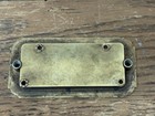 Rare Vintage 60-70 s Henredon Brass Small Campaign Drawer Pull Handle 3 C-c