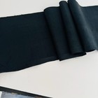 Obsidian  d 6 5x72-2yd Long Vintage Japanese Hand Woven Silk Fabric Sch93
