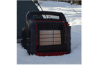 Radiant Heat Burner Compact Portable Propane Heater   18 000 Btu   450 Sq  Ft 