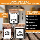 Lot Of 5 -over -the -door Spice Rack With Jars Reseller Wholesale 